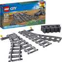 LEGO City Trains Switch Tracks 60238 Building Toy Set for Kids, Boys, and Girls Ages 5+ (8 Pieces) (8 Count (Pack of 1))