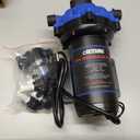 CrestWave Fresh Water Pump 7GPM 70PSI, 110V AC, Upgraded Five Chamber SelfPriming Diaphragm Water Pump with Pressure Switch and Strainer for RV, Home Water System, Irrigating & Industrial Settings