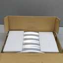 zizin 2 Pack Oval Galvanized Raised Garden Bed Kit 8x2x1ft Large Metal Planter Box for Outdoor Vegetables, Silver