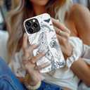 for iPhone 13 Pro Case Cute – Wireless Charging Compatible – Dual-Layer Shockproof Protection with Stylish Wildflower Design – Protective Cover for Women - Oceanic Whale Creatures