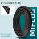 DD62-00097B Dishwasher Door Gasket Seal,Upgrade Dishwasher Front Tub Door Seal Gasket Compatible for Sam-sung by MIFLUS