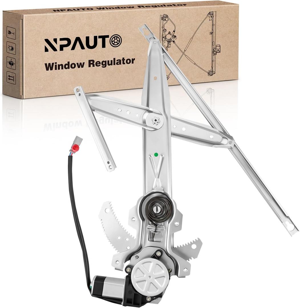 NPAUTO Front Passenger Side Power Window Regulator with Motor fit for (2 Door Coupe Only) Honda Accord 1998 1999 2000 2001 2002, Right, 741-491