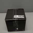 Nervure 100Pieces White with Gold Rim Plastic Plates - 7.5inch Disposable Gold Salad/Dessert Plate - White and Gold Plastic Plates Ideal for Wedding & Party & Thanksgiving