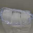 3.3 Inch Clear Nursery Pots with Drainage,90 Pack Square Seedling Pots with Plant Lables,Reusable Seed Starter Pots for Succulents Transplanting Herbs Flowers Tomato Windowsill Gardening