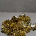 24 Pcs Christmas Tinsel Bows for Gift Wrapping 4 Inch Self Adhesive Christmas Gift Bows Toppers for Xmas Birthday Party Presents Decorations Holiday Gift Accessory(Gold)