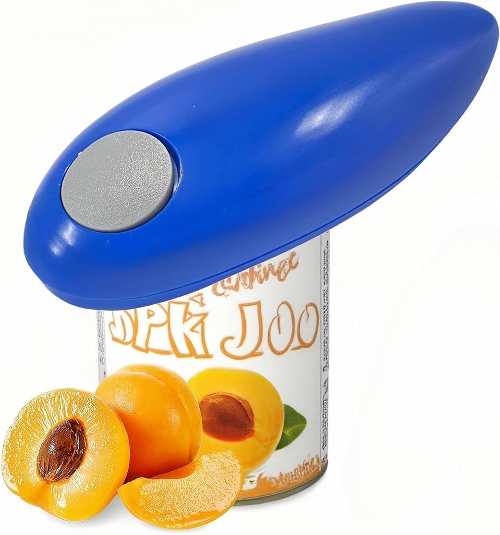 Cooks Professional Electric Can Opener,Automatic Can Openers for Seniors, Arthritic Patients A Great Kitchen Gadget,Hands Free Operation Can Openers,One Touch Design (Blue)