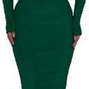 Pretty Garden Dress Green Size XL