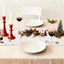 OTOSTAR Gnomes Snowman Elk Merry Christmas Table Runner, Xmas Seasonal Winter Holiday Kitchen Dining Table Decoration for Home Party Decor 13x36 Inch