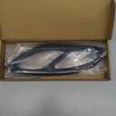 Pipe Cover-Stainless Steel 1 Pair, Car Tail Pipe Cover, Muffler Cover Trims Replacement GLC C E-Class C207 Coupe 14-17(A)(Black)