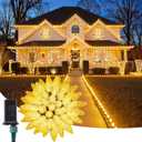 C9 Christmas Lights Outdoor, 33 FT 50 LED C9 String Lights, 8 Modes & Timer Connectable Waterproof for Christmas Tree light Indoor Outdoor Roofline Patio Outsie Yard Holiday Xmas Decoration Warm White