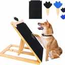 Dog Scratch Board for Nails, Adjustable Nail Filing Board with Mini Handheld Scratch Pad, Dog Nail File Alternative to Clippers and Grinders, Stress-Free At-Home Nail Care