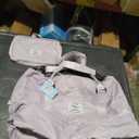 Weekender Bags for Women, Personal Item Travel Bag with Shoes Compartment, Overnight Travel Duffel Bag with Toiletry Bag, 22x14 inch 11x6inch