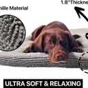 Muddy Mat Dog Crate Bed mat, Comfortable Dog Pillow, Crate Bed for Large Medium Small Dogs and Cats, Ultra Soft & Relaxing Washable & Dryer Safe Chenille Material Medium (23"x36")