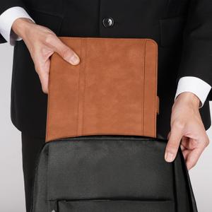 Case for iPad Air 11 Inch M4/M3/M2 (2026/2025/2024),iPad Air 5th/4th Generation 10.9'' Folio Cover with Pencil Holder Pocket,Magnetic Closure,Multi Angles Stand,Auto Sleep/Wake,Brown