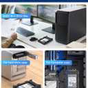 4 Pack SSD HDD Holder Mounting Bracket Hard Drive Adapter 2.5'' to 3.5'' SSD Bracket Converter Internal Hard Disk Drive Caddy Case Tray for 2.5 HDD with SATA III Interface Hot Swap Plug