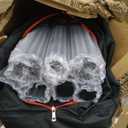 EMART Backdrop Stand Heavy Duty 10x10Ft, Round Pipe and Drape Photo Background Support Kit, Adjustable Metal Frame with Flat Base for Wedding Birthday Party Decorations-Black