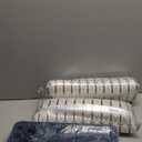 SUNROX DryFast Foam Outdoor Chair Cushion with DryMesh Drainage, All-Weather FadeShield Water Resistant Patio Furniture Cushions, Ultra Durable Patio Chair Cushions 17"x16", 4 Pack Navy