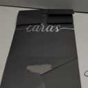 QIKSION Black Wedding Card Box, Silver Foil Gift Card Box for Party, Wedding Reception, Graduation, Birthday, Baby Shower, Raffle