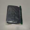 OCHEAL Portable Cosmetic Bag For Women, Large Capacity Travel Makeup Case Organizer, Rhombus Black, Toiletry Bag for Girls Traveling With Handle and Divider