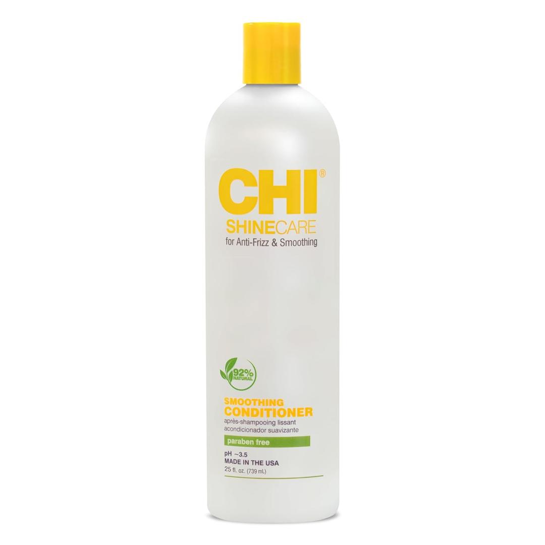CHI ShineCare Smoothing Conditioner, Transforms Dull Hair Adding Instant Shine And Hydration, Sulfate, Paraben, & Cruelty-Free, 25 Oz (25 Fl Oz (Pack of 1))
