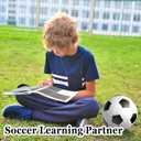 chiazllta The Soccer Notebook for Coaches & Players 7 x 10 Inch Soccer Training Notepad Coaching Board Coaching Notebook for Tactics Tactical Practice Planner Coaches & Players Gifts