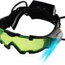 Yolyoo Night Vision Goggles,Spy Googles Spy Gear Adjustable Kids LED Night Goggles Flip-Out Lights Green Lens for Racing Bicycling, Skying to Protect Eyes Children's Day Gift