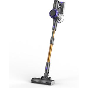 S3P Cordless Vacuum Cleaner, 45kPa Powerful Suction Vacuum Cleaners for Home, 55-Min Runtime Rechargeable Stick Vacuum, Self-Standing, for Pet Hair Carpet Hard Floor, LED Display