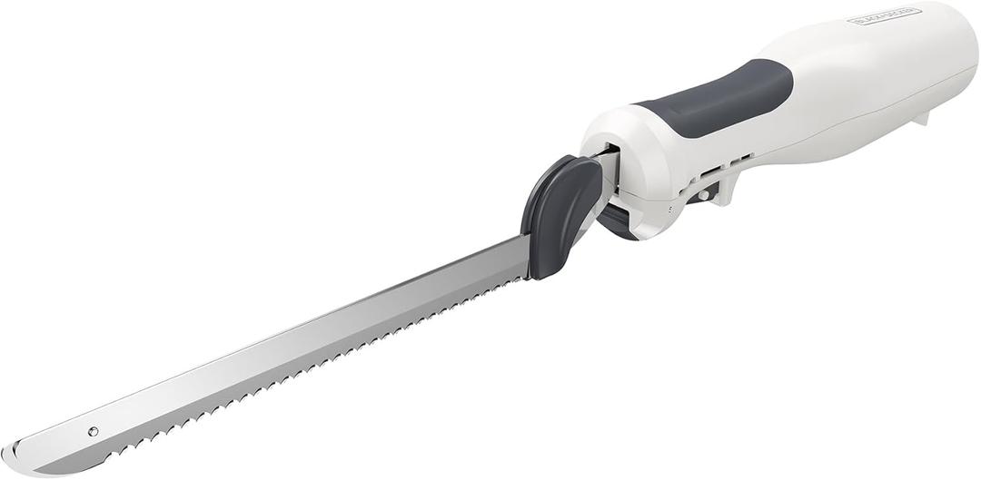 BLACK+DECKER Electric Carving Knife (White)