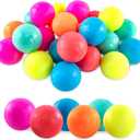 Super Z Outlet 1 Inch Small Neon Rubber Super Bouncy Balls for Kids Birthday Party Favor Prizes, Colorful Assortment - (Pack of 24)