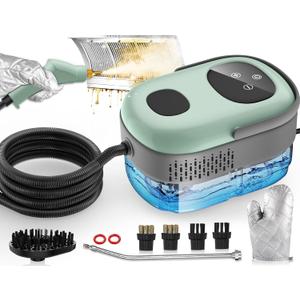 Steam Cleaner, 2500W High Pressure Multipurpose Steamer for Cleaning, 10S Fast Heat-Up 6 Gears Adjustment, Chemical-Free Handheld Steam Cleaner with 37.2OZ Large Tank for Home Kitchen Car Tile Carpet
