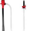 Fuel Transfer Pump With Clip -Battery Operated Gas Pump - Liquid Transfer Pump for Water Kerosene Gasoline Pump - Battery Powered Water Pump, 2.2 Gallon per Min