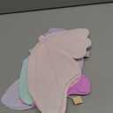 3D Hanging Butterfly Decorations, Butterfly Birthday Party Decorations, 4 Pcs Crepe Paper Butterfly Hanging Decorations for Girls, Women, Flower Garden Party Decorations (Purple Green)