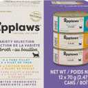 Applaws Natural Wet Canned Cat Food, Limited and Natural Ingreidents, High Protein with No Artificial Additives, Variety Pack in Broth (12 x 2.47oz Cans) (EXP 04/11/28)