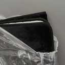 Smiry Memory Foam Bath Mat 24x16, Extra Soft and Absorbent Bathroom Mats, Non Slip Washable Carpet for Floor, Shower and Tub, Black