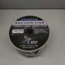 Marine System Made Nylon 3 Strand Anchor/Rigging Line Anchor Rope 3/8 Inch 100FT 150FT Black (3/8" x 150')