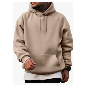 JMIERR Mens Casual Cotton Hooded Collar Drawstring Hoodies Pullover Sweatshirts Casual Long Sleeve Shirts