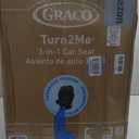Graco Turn2Me 3-in-1 Rotating Convertible Car Seat, Cambridge, Rear-Facing Rotation Only, Forward-Facing Mode, Highback Booster Up to 100 lbs, Adjustable Headrest & Harness, Steel Reinforced Frame, Manufactured Date 03/05/2026