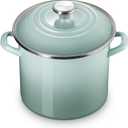 Le Creuset Enamel on Steel Traditional Stockpot, 8 qt., Sea Salt with Stainless Steel Knob