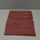Myir JUN Placemats Set of 8, Vinyl Woven Placemats Place Mats Indoor Set of 8 Washable Table Mats Non-Slip Place mats for Dining Table (Red, Set of 8)