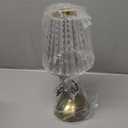 Valentines Gifts, Cordless Lamp, Crystal+Dimmable+3 Colors Rechargeable Lamp, Touch+2000mAh Battery Operated Vintage Ambient Light for Kitchen/Bedroom/Bathroom Shower, College Gifts for Teenage Girls