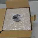 Tissue Box Holder Cover Square, Modern PU Leather Decorative Tissue Cube Holder Organizer - Woven Pattern Grey