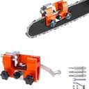 Chainsaw Sharpener, Saw Sharpener, Portable Hand Crank Chainsaw Chain Sharpener Set, for Chain Saws Electric Saws, for Chain Sharpening