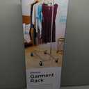 Whitmor Garment Rack - Foldable for Easy Storage - Chrome