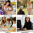 2 x Adult Coloring Book Set with 36 Markers, Spiral Bound Floral & Animal Designs, Relaxing Creative Coloring Book for Adults, Mothers Day Gifts