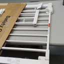 Fairy Baby 29-34 Inch Wide Baby Gate for Doorways Stairs Hallway, Walk Through Pressure Mounted Child Gates, Indoor Safety Child Gates for Kids or Pets