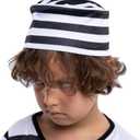 Spooktacular Creations Halloween Prisoner Costume Kids, Jail Costume with Handcuffs for Child Boys Halloween Dress Up Party (M)