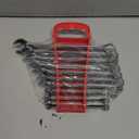 Max Torque 10-Piece Premium Metric Combination Wrench Set, Chrome Vanadium Steel, Long Pattern Design | Include Metric Sizes 6, 8, 10, 11, 12, 13, 14, 15, 17, 19mm with Storage Rack Organizer