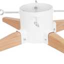 Christmas Tree Stand for Live Tree 8ft, Metal and Beech Hardwood Christmas Tree Holder with Spike for Fresh Tree, Tree Base for Real Tree, Arch Design, Seasonal Decor (White)