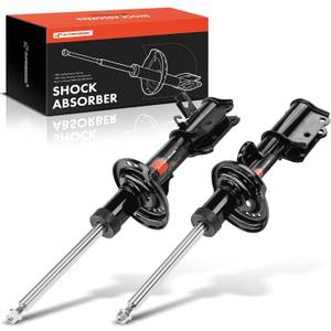 A-Premium Front Struts Compatible with Jeep Compass [2.4L] 2017-2021, 6-Speed Auto Trans - 2x Replacement Suspension Bare Strut Shock without Coil Spring