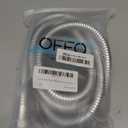 OFFO Shower Hose High Flow 0.43 Large Bore, 80 in Kink Free Stainless Steel Shower Head Hose Replacement Universal G1/2, Leak-proof Extra Long Flex Handheld for Pet Bathing Cleaning, Chrome